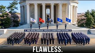 Elite Precision Army, Marines, Navy, Air Force Coast Guard Clash At Jefferson Memorial