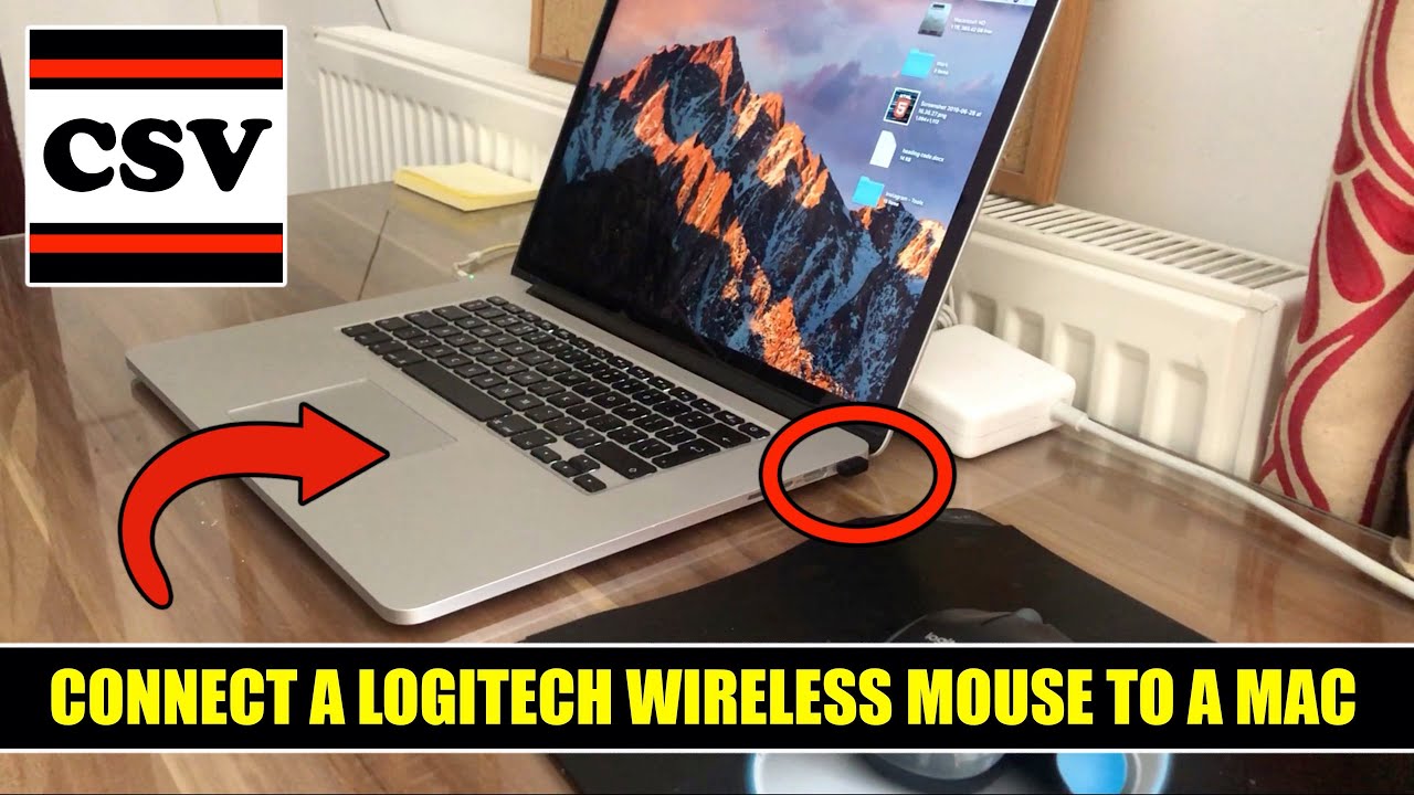 How to CONNECT a Logitech Wireless Mouse to a Pro Basic Tutorial | New - YouTube