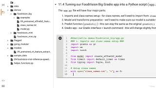 54  Creating an App Script for Our Food Vision Big Model Gradio Demo
