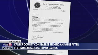 Carter County Sheriff revokes Constables use of department radio and national crime database