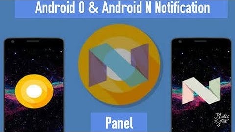 Oreo notification panel | No Root