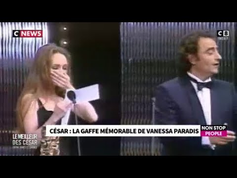 César - La Gaffe Mémorable De Vanessa Paradis