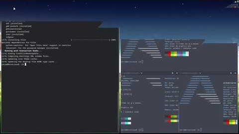 ArcoLinux : 1432 Sneak preview of ArcoLinuxB Qtile - installing all terminals