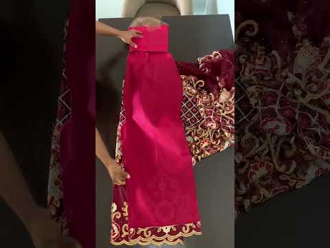 Wrapper Illusion Dress Tutorial #shorts How to Make a Wrapper Illusion Dress | Cut & Sew | The Silem