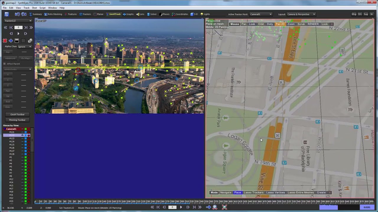 Using Google Maps as a Reference Mesh in SynthEyes