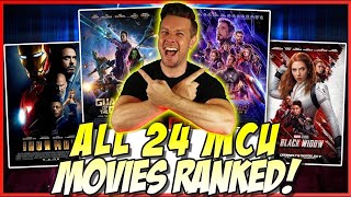 All 24 MCU Films Ranked! (w/ Black Widow)