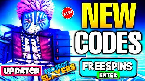 WORKING ALL PROJECT SLAYERS CODES - PROJECT SLAYERS REDEEM CODES