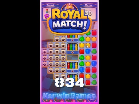 Royal Match Level 834 - No Boosters