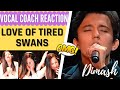 ▶️ Vocal Coach | Dimash | Love of Tired Swans REACTION (captions)/ IMPOSIBLE!!