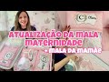 MUDANÇAS NA MALA MATERNIDADE DA BEBÊ  + ITENS DA MALA DA MAMÃE | Priscila Mello