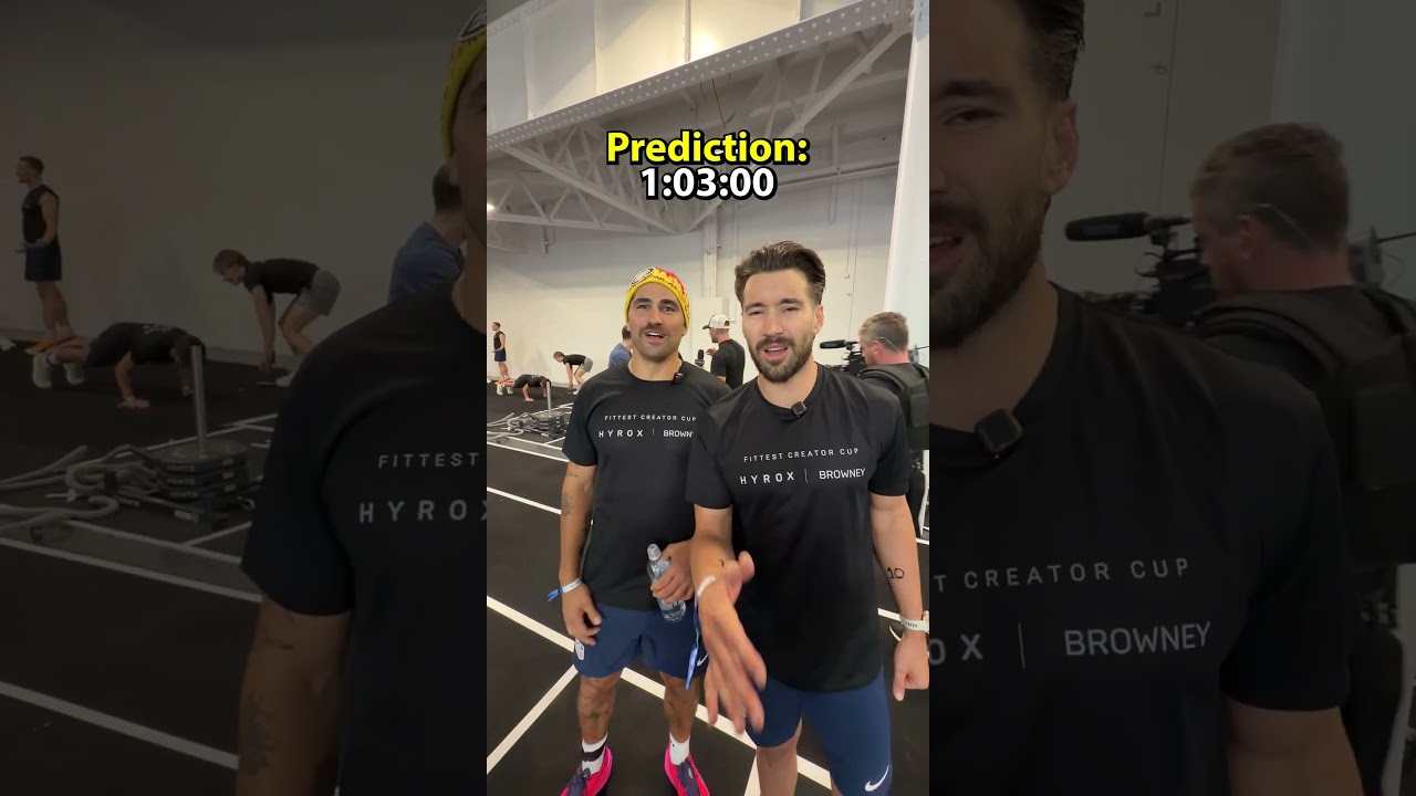 Hyrox Predictions vs Actual #ksi #hyrox