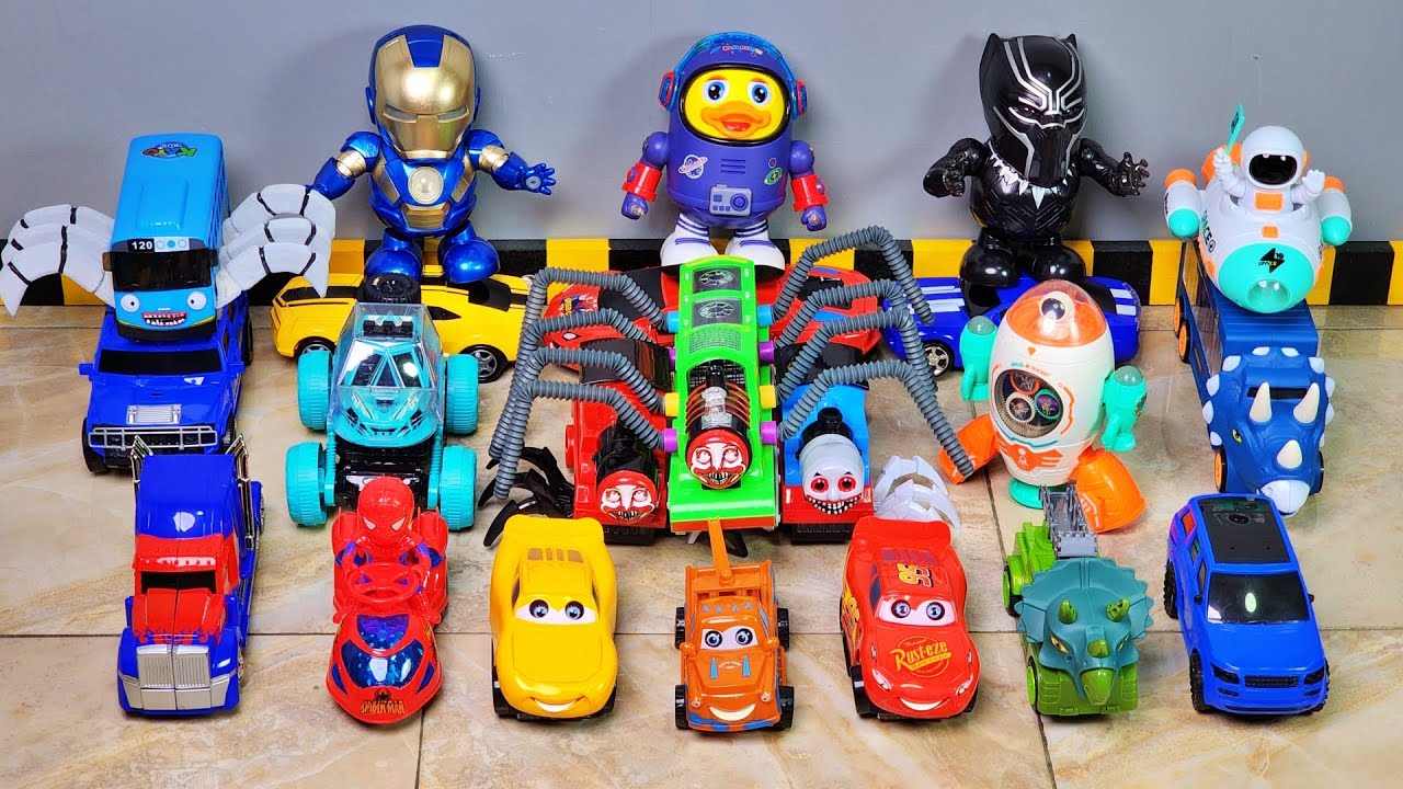 CHOO CHOO CHARLES MELAWAN BUS EATER MOBIL POLISI ROBOT DANCE IRONMAN MELAWAN KERETA HANTU THOMAS EXE