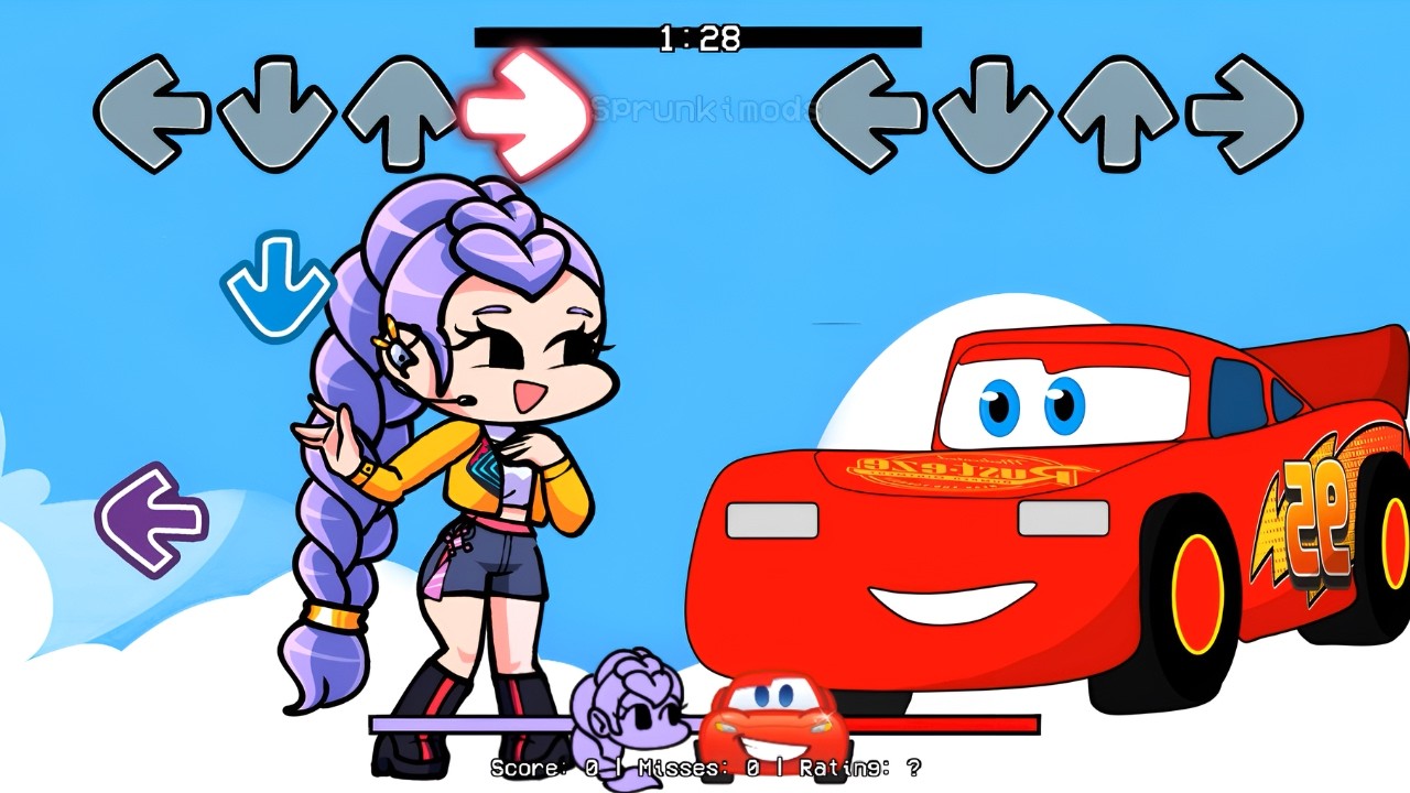 [SWAP] FNF Lightning McQueen vs Rumi Mira Zoey Jinu KPop Demon Hunters ...