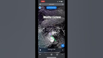 Montha Cyclone live #cyclone #viral #reels