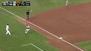 CWS@MIN: Beckham throws across diamond the get Dozier