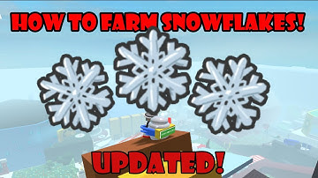 ❄ THE TOP 5 WAYS TO FARM SNOWFLAKES! (Bee Swarm Simulator! 🐝)