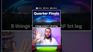 5 things we learnt - UCL Quarters (1st Leg)! 👀 ft. Doue, Rice + Inter 🥶 Profile