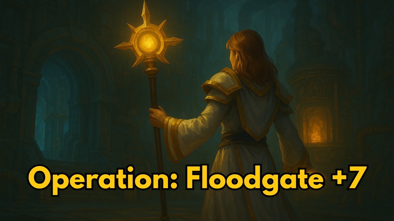 Operation: Floodgate +7 | Discipline Priest | Mythic+ Dungeon | WoW TWW Season 3