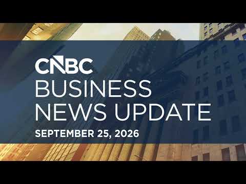 Market Midday: Stocks Rise, Iran Offers US Deal, Consumer Sentiment Slips • 9/25/26