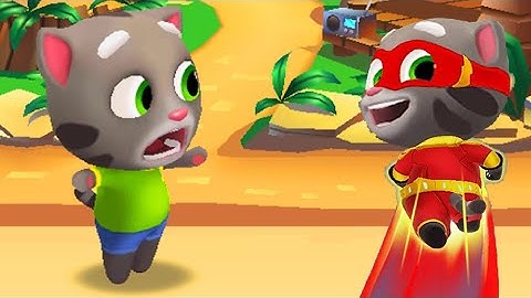 Tom gold run Vs Angela hero dash double screen reverse ⏩