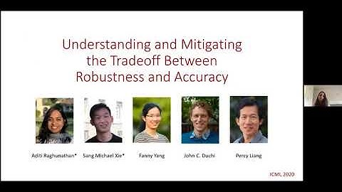 Aditi Raghunathan - Tradeoffs between Robustness and Accuracy