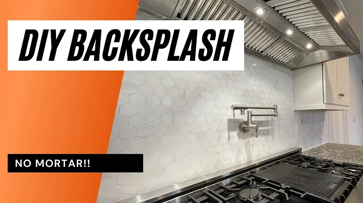 How to install a tile backsplash (without mortar!) - Bondera Tile Mat Set