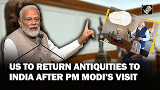 US to return over 100 antiquities to India after PM Modi s visit