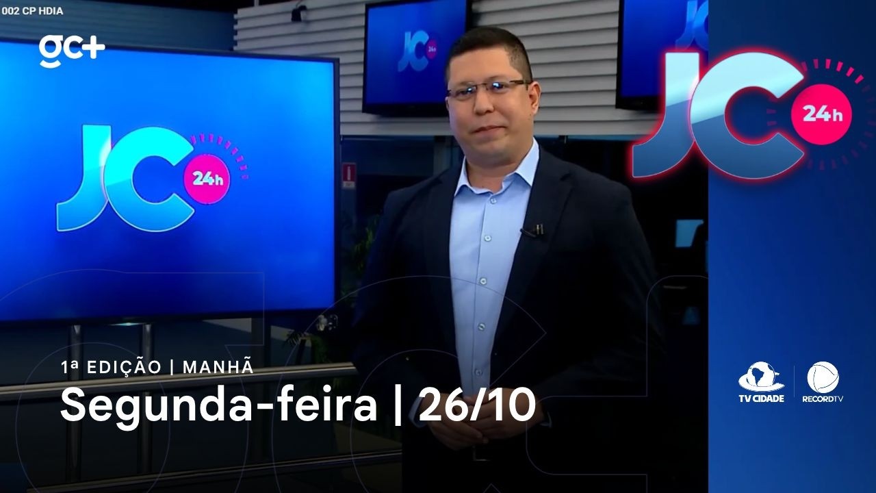 JC 24 horas | 1ª edição | Manhã | 26/10/2026 | Jornal da Cidade