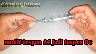 cara merubah tespen AC menjadi DC
