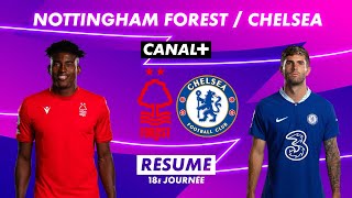 Résumé de Nottingham Forest / Chelsea - Premier League 2022-23 (18ème journée)