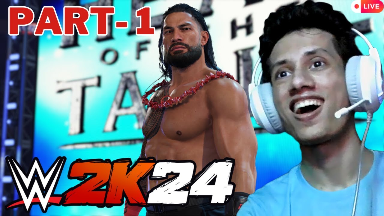 🔴LIVE - TRYING THE NEW WWE 2K24 | GAMEPLAY PART - 1 | JOHN CENA VS ...