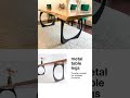 Choose Cleo handcrafted desk legs with powder coated finish for timeless durability.