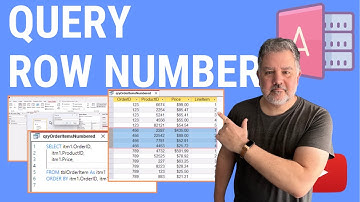 Een rijnummer toevoegen aan uw query in Microsoft Access