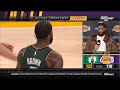 Anthony Davis Postgame Interview | Los Angeles Lakers lose to Boston Celtics 122-118
