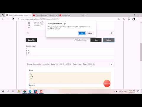 Obtain the Sum Codechef Solution Staters