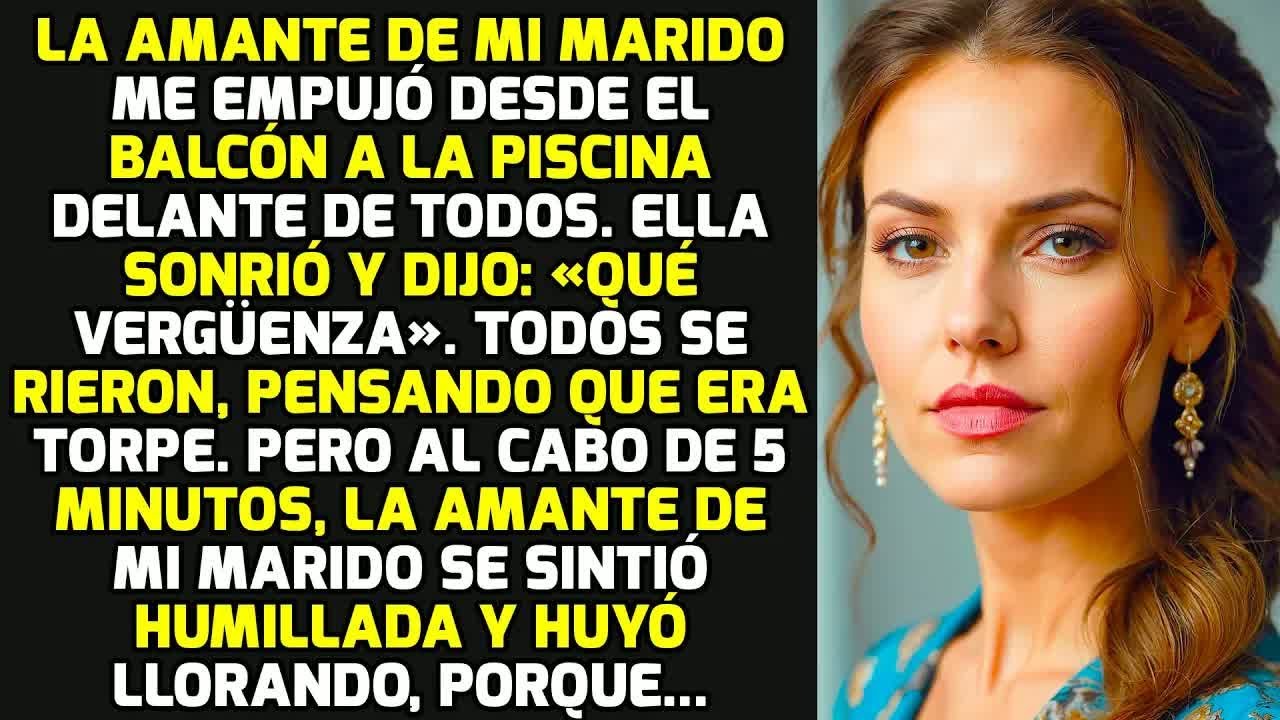 La Amante De Mi Marido Me Empujó Por El Balcón A La Piscina Delante De Todos, Pero... HISTORIAS VIDA