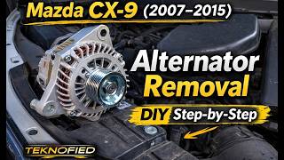 Match Highlights Mazda CX-9 (2007–2015) Alternator Removal DIY – Step-by-Step