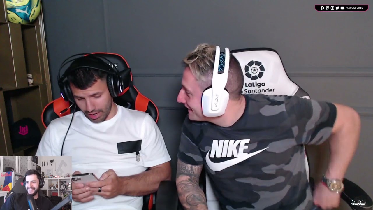 el Kun Aguero le dice virgo a Momo 😂