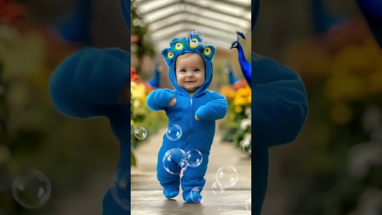 Baby dance video explodes with Baby Shark rhythm🦈tiny fun overload in London