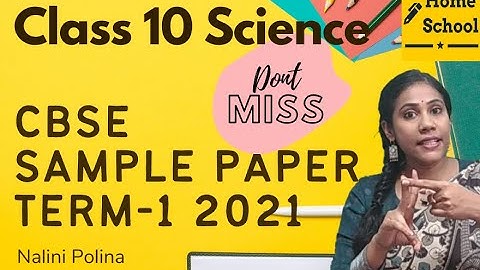 CBSE Sample Paper Term 1 2021 | [Sample Question Paper + Marking Scheme] Board 2021 RELEASED!!