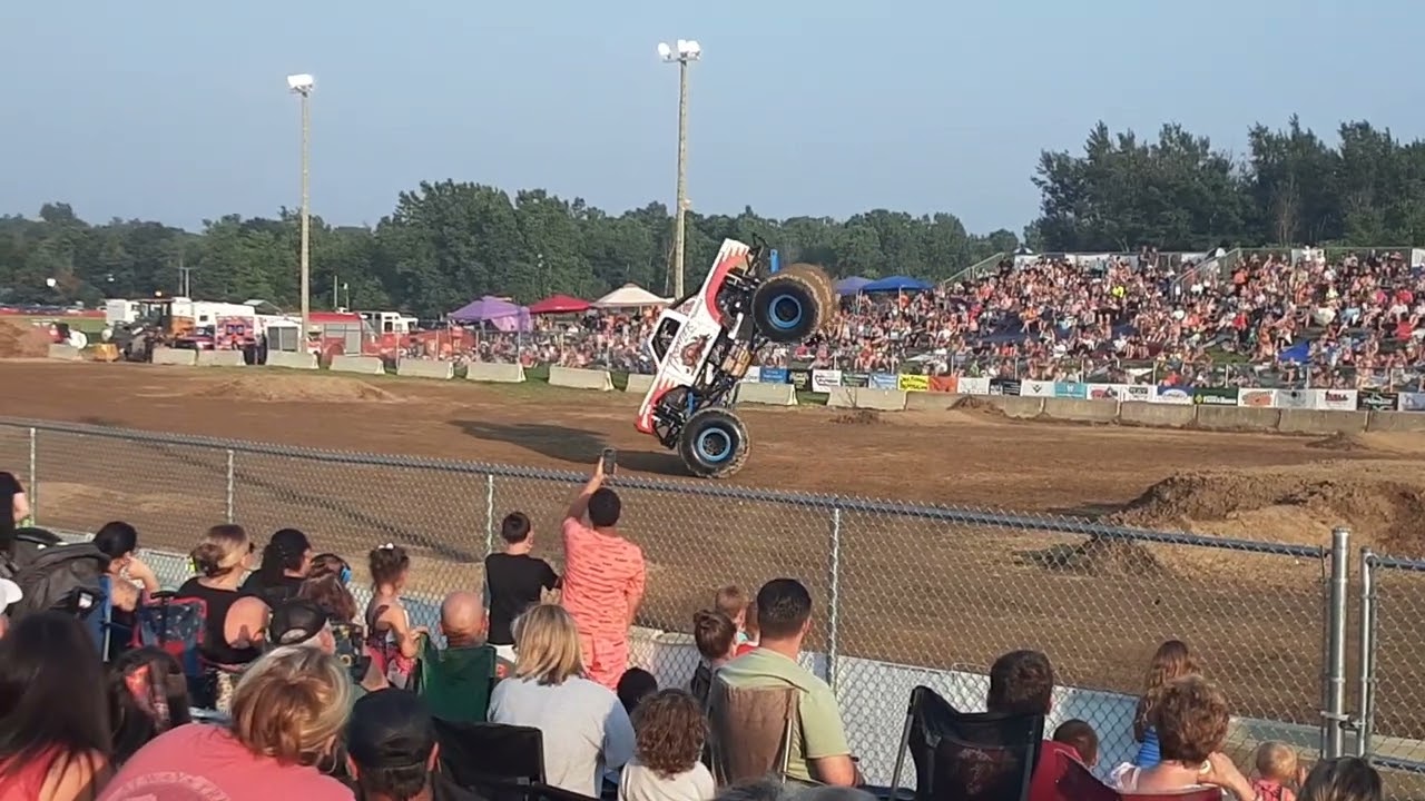 Goodells County Fair Monster Trucks (2025) Frontier Truck Parts/Sinistar Two-Wheel Skills