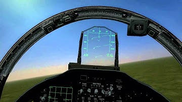Lock On: Flaming Cliffs 2:  F-15C vs Su-27 guns only dogfights