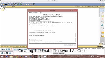 CCNA  creating the enable password non encrypted in a cisco router tutorial