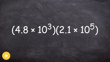 Learn how to determine the product of scientific notation