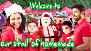 First time put up stall for Christmas sold homemade cakes and biryani and pasta | HINDI |