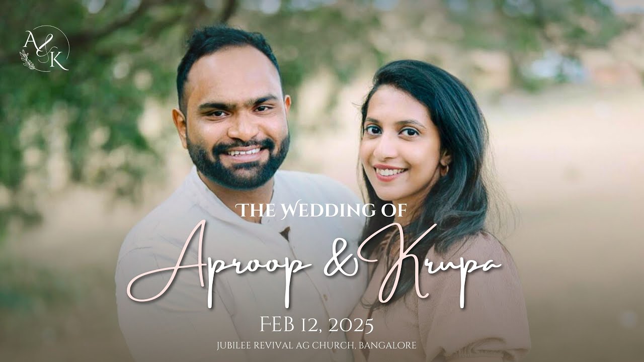 Welcome to the Wedding of Aproop & Krupa