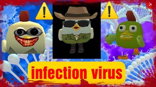 ⚠️chicken gun the COVID-19 virus infection⚠️ (a little scary)