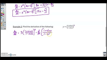 Section 3-1 Video 2- The Chain Rule- Part 2 (Video 1)