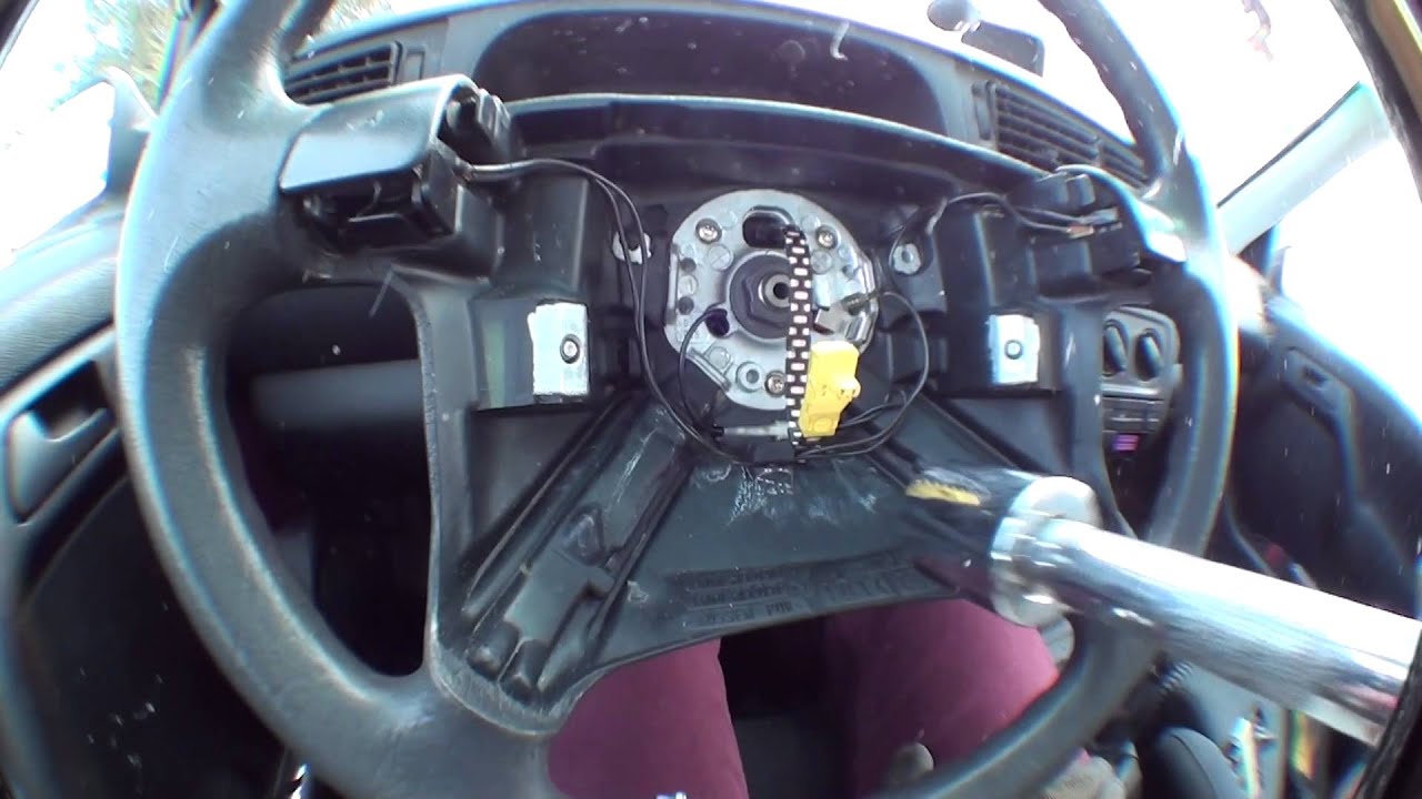 removing mk3 golf steering column