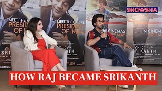 RajKummar Rao, With Producer Nidhi Parmar Talk Srikanth, Filming Process & More | WATCH